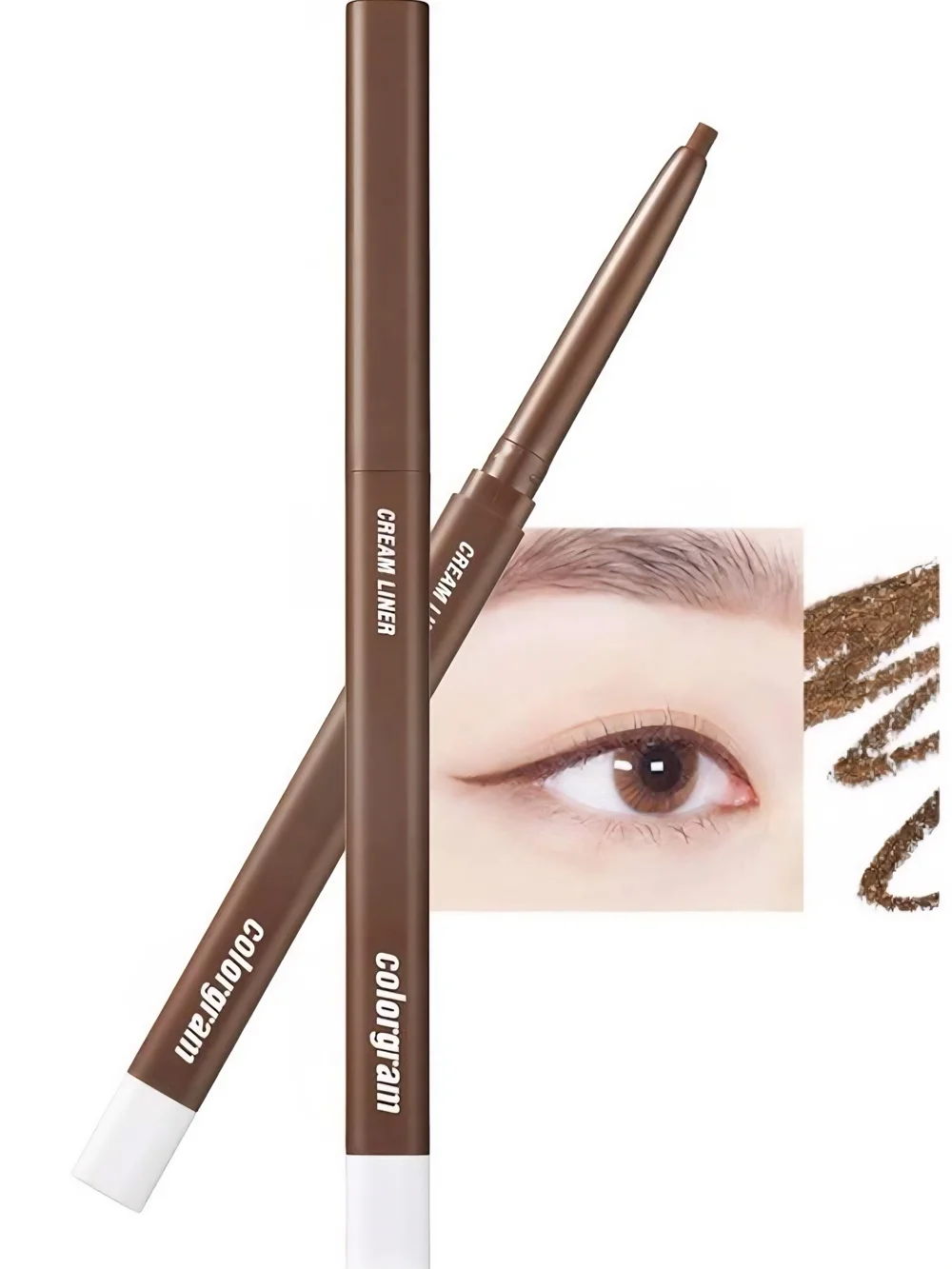Colorgram Cream Liner Retractable Eyeliner - Brown #08